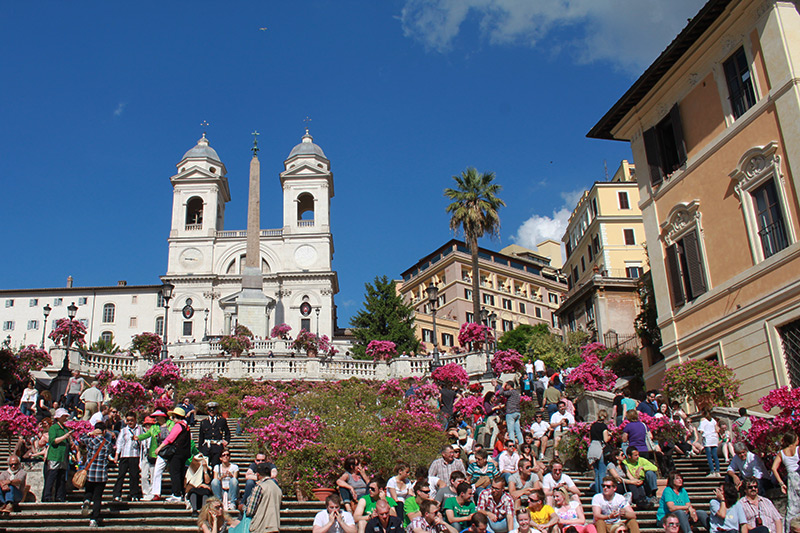 Spanish Steps in spring