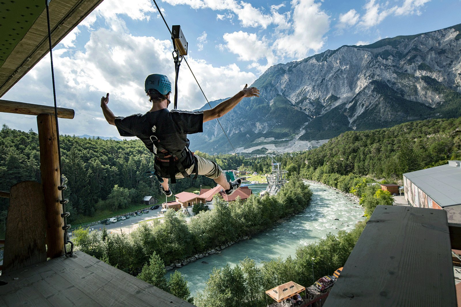 How to take a ride on the world's most feraful rope road in Schwyz