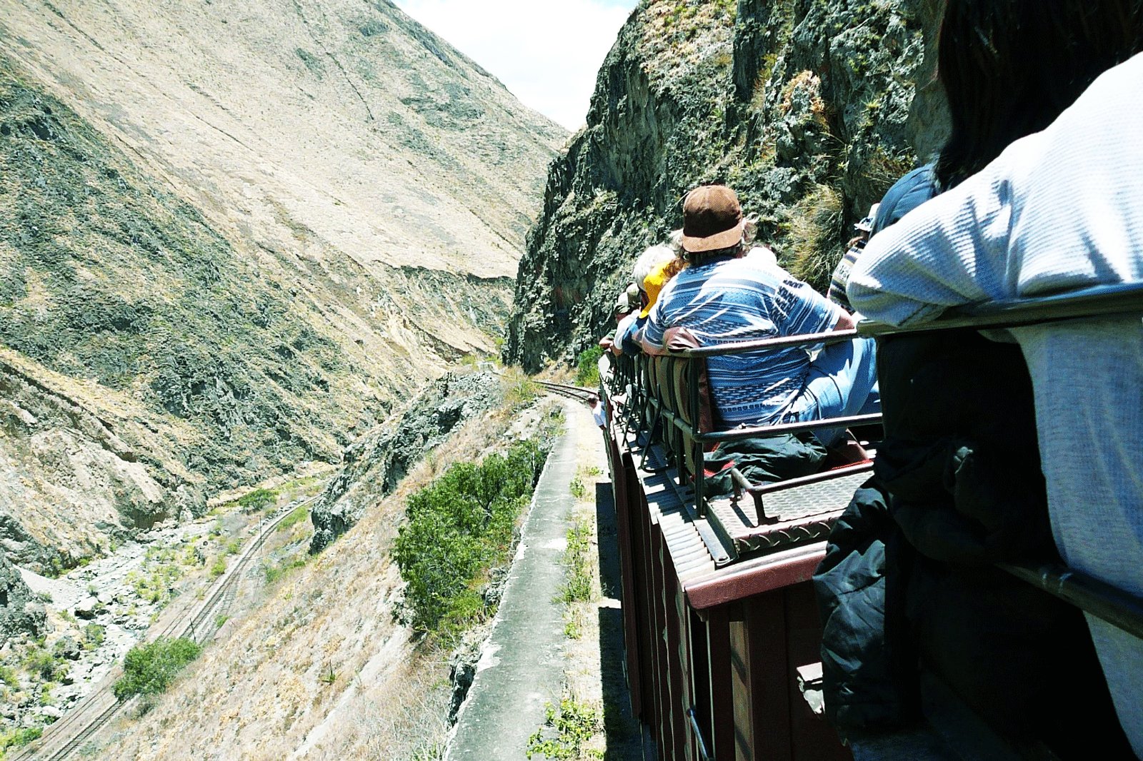 How to take a ride through the Andes on a train top in Alausi