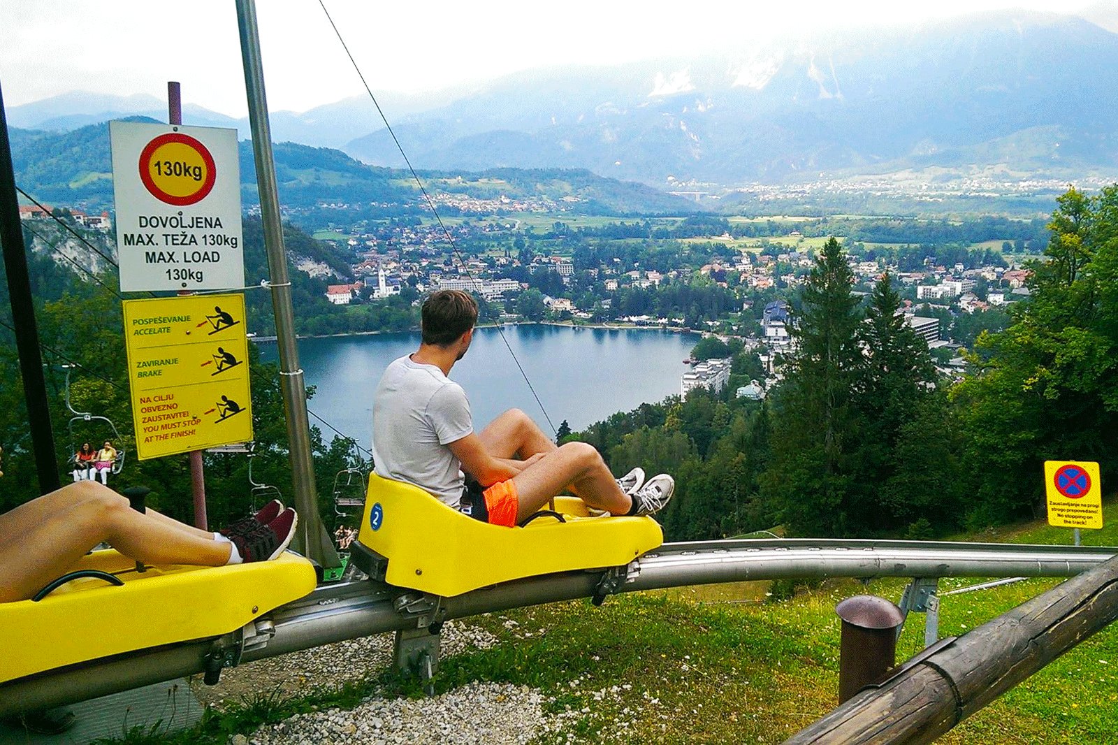 How to ride in a toboggan in Ljubljana