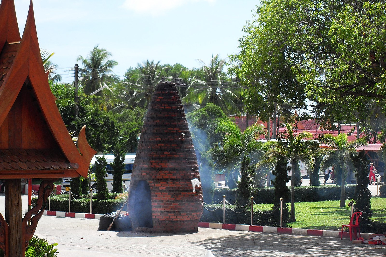 How to set off a Firecracker at a Temple in Phuket