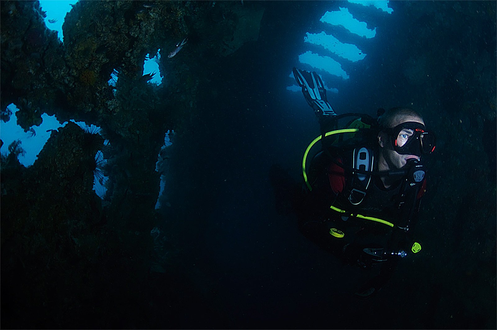 How to dive to a shipwreck in Pattaya