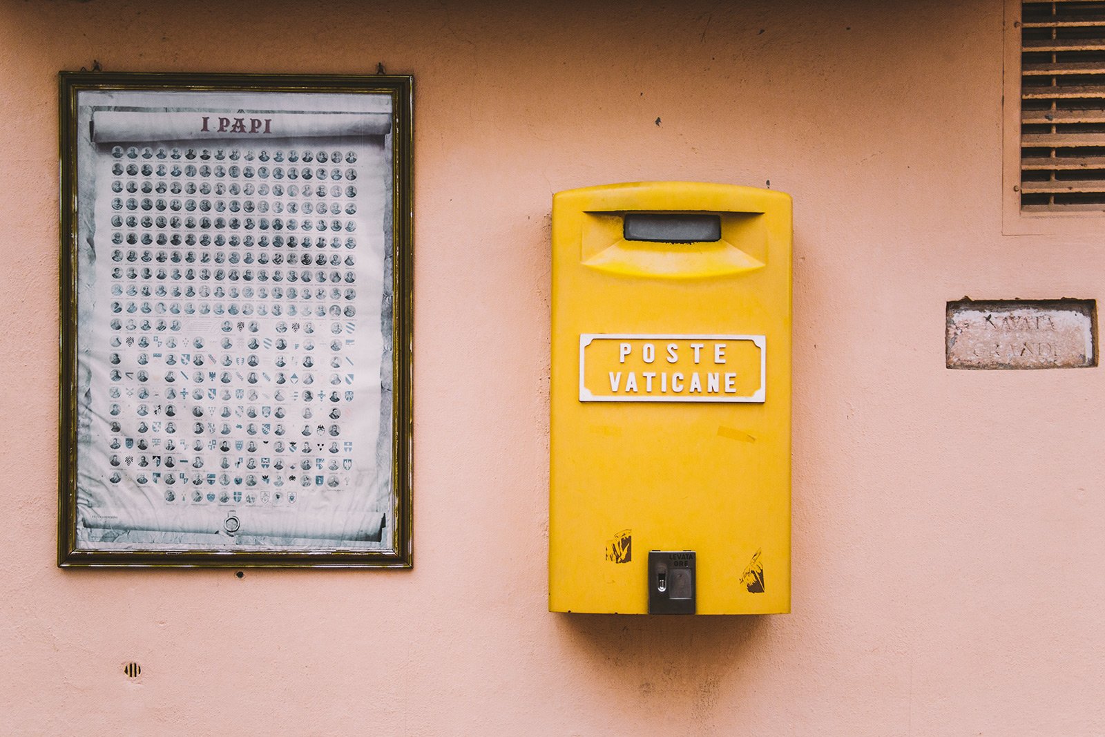 How to send a letter from the Vatican Post Office in Vatican