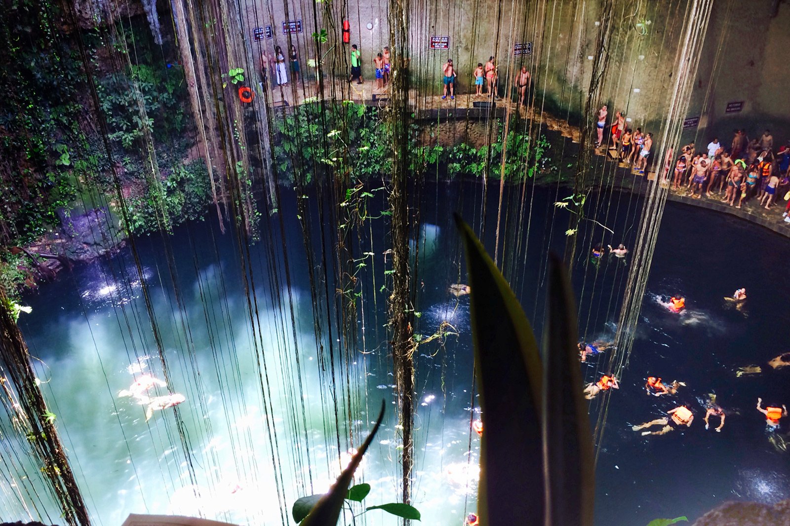 How to take a swim in Cenote Ik Kil in Cancun