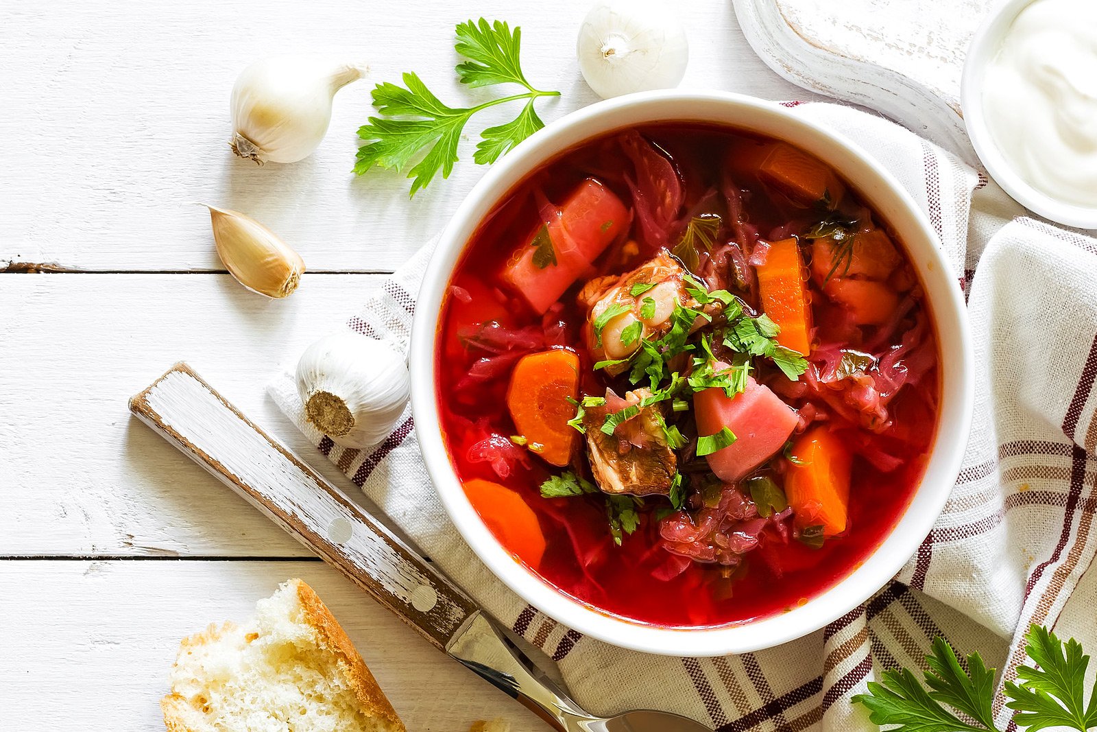 How to try Ukrainian borscht in Kiev