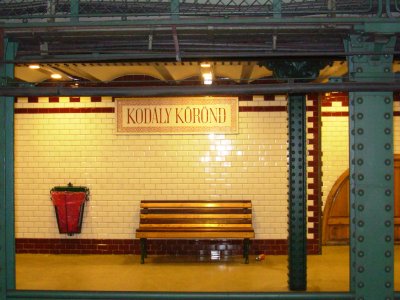 Ride in one of the oldest subways of the world in Budapest