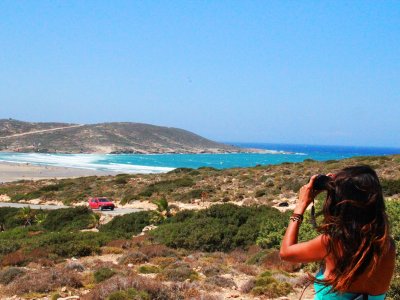 See the merger of the two seas on Rhodes