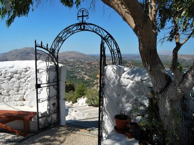 Visit the monastery on top of mountain on Rhodes