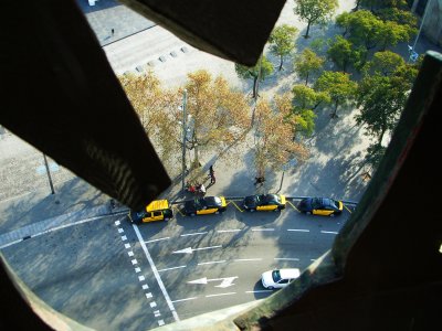 Climb to the top of the Columbus Monument in Barcelona