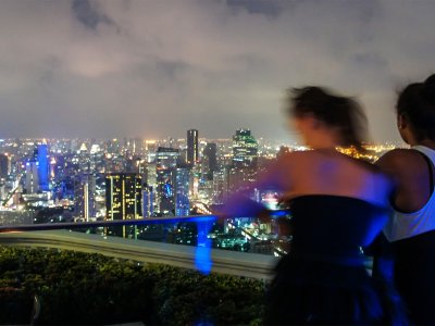 Drink a cocktail on the roof of a skyscraper in Bangkok