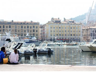 Walk through the Old Port in Marseille