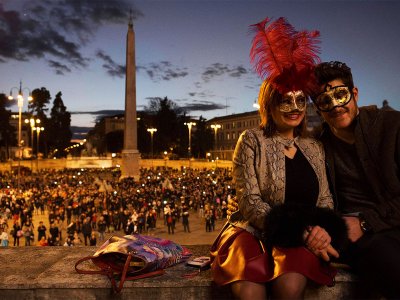 Visit the Roman carnival in Rome