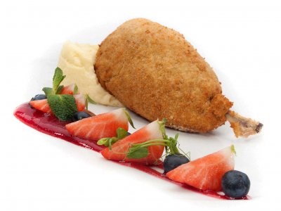 Try Chicken Kiev in Kiev