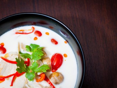 Try Tom Kha soup in Bangkok