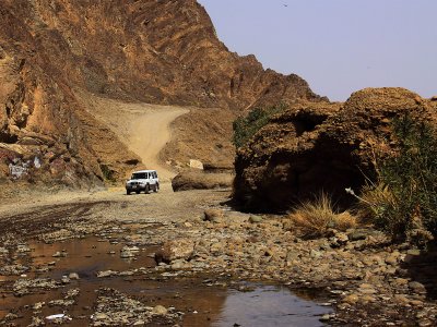 Try wadi bashing in Dubai