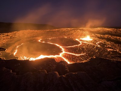 See the lake of boiling lava in Addis Abeba