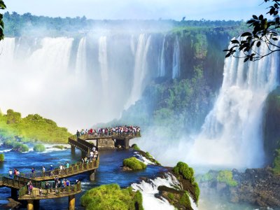 Look into the Devil's Throat in Iguazu