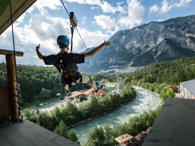 Take a ride on the world's most feraful rope road in Schwyz