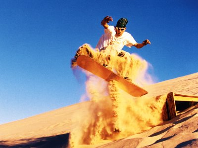 Go sandboarding in Abu Dhabi