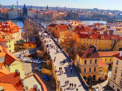 Climb the Charles bridge towers in Prague