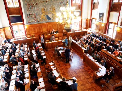 Visit the canton council session in the town hall in Zurich
