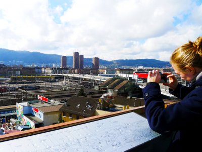 Get to the freight containers' top in Zurich