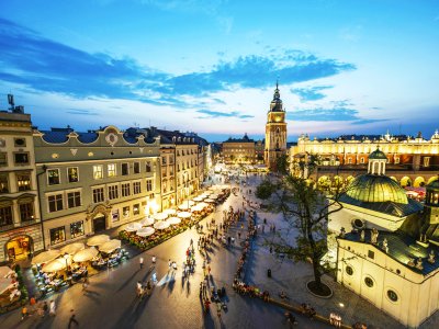 Walk down the Royal road in Krakow