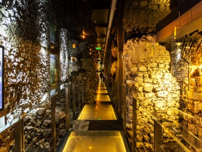 Descend to Rynek underground in Krakow