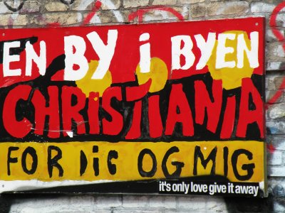 Visit Christiania hippie commune in Copenhagen