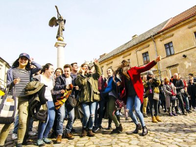 Celebrate Independence day of the Republic of Uzupis in Vilnius