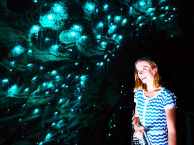 Get into the glow worm cave in Hamilton