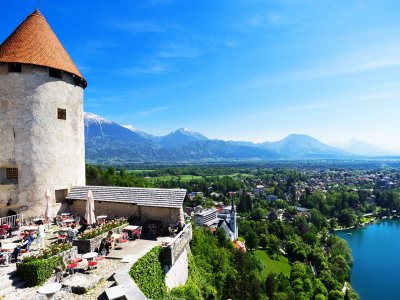 Climb up to Bled Castle in Ljubljana