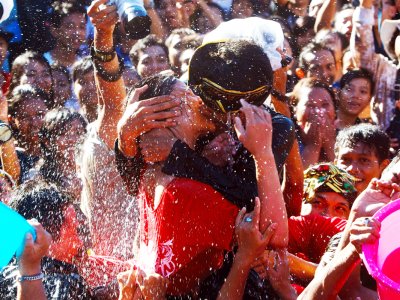 Watch kissing festival in Bali