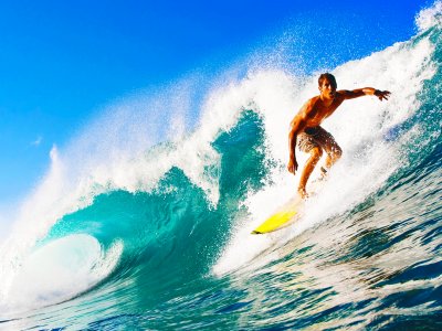 Go surfing in Bali