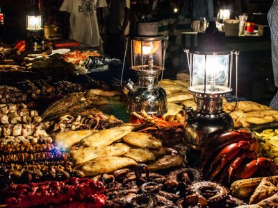 Buy seafood on Fish Day on Zanzibar