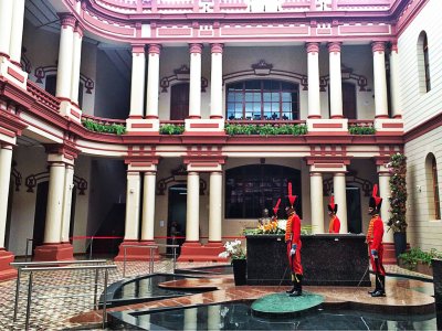 See sarcophagus of Hugo Chavez in Caracas