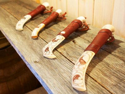 Buy antler souvenir in Rovaniemi