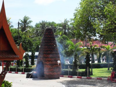 Set off a Firecracker at a Temple in Phuket