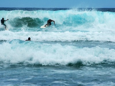 Surf at Copacabana in Rio de Janeiro