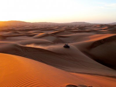 Go buggy driving in the desert in Dubai