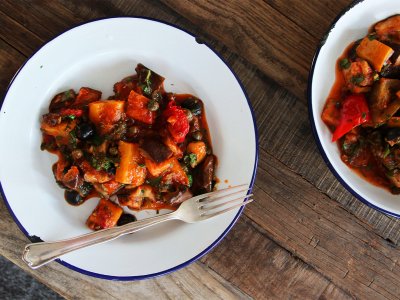 Try caponata in Sicily