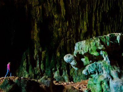 Walk through the Skotino Cave on Crete