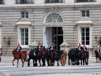 See the Changing of the Guard in Madrid