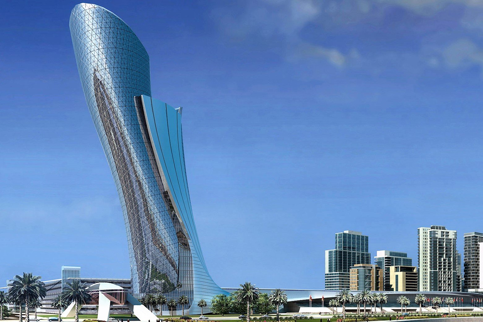 Capital Gate в Абу-Даби