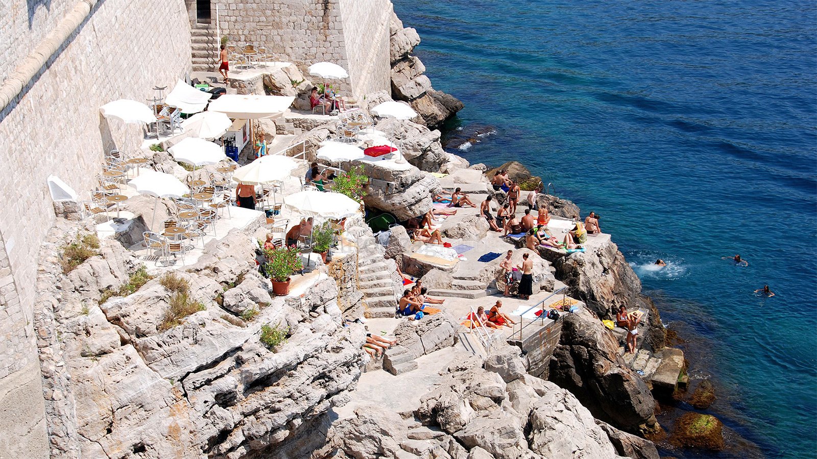 Buža Beach in Dubrovnik