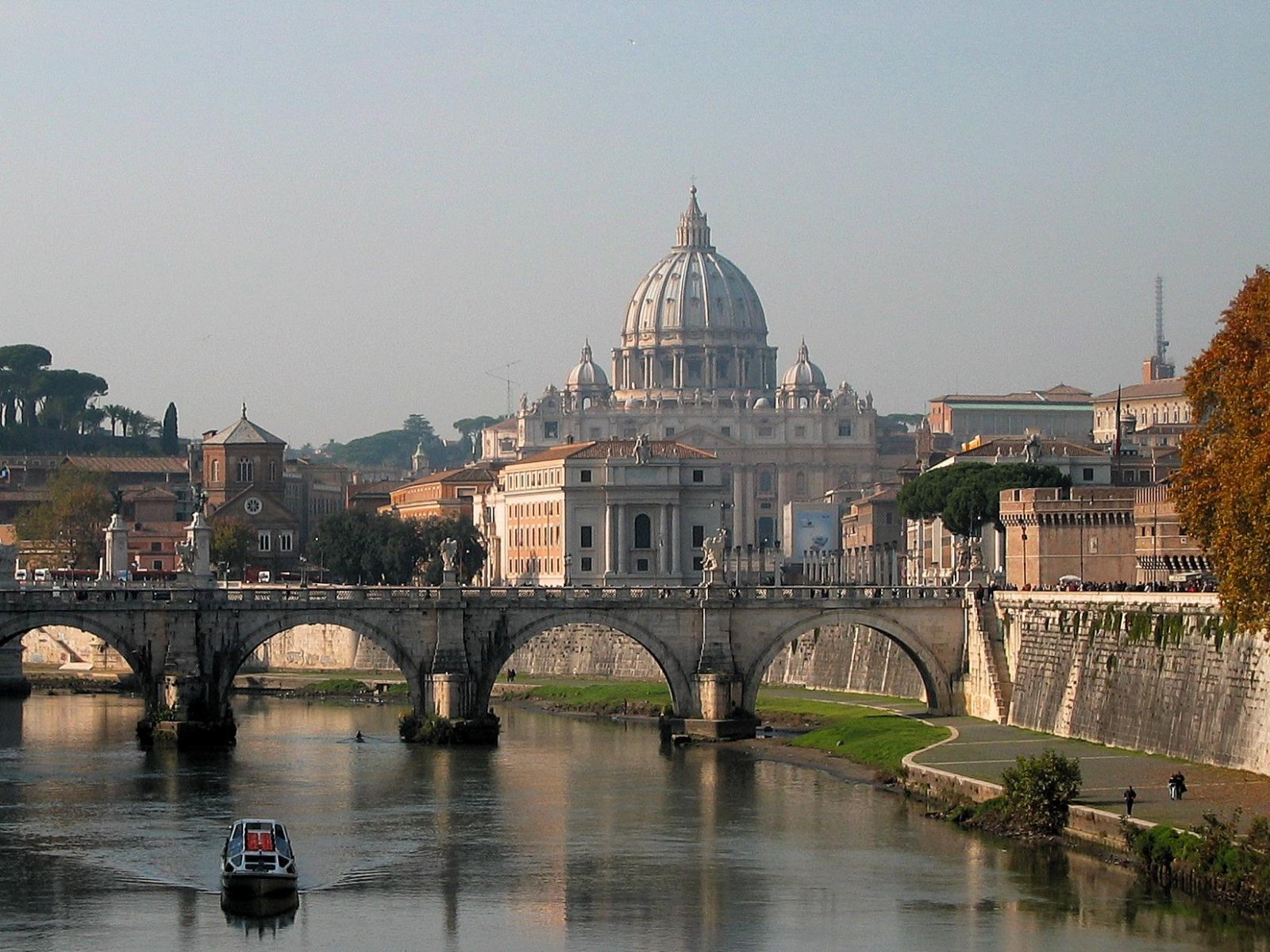 The Tiber river, Rome