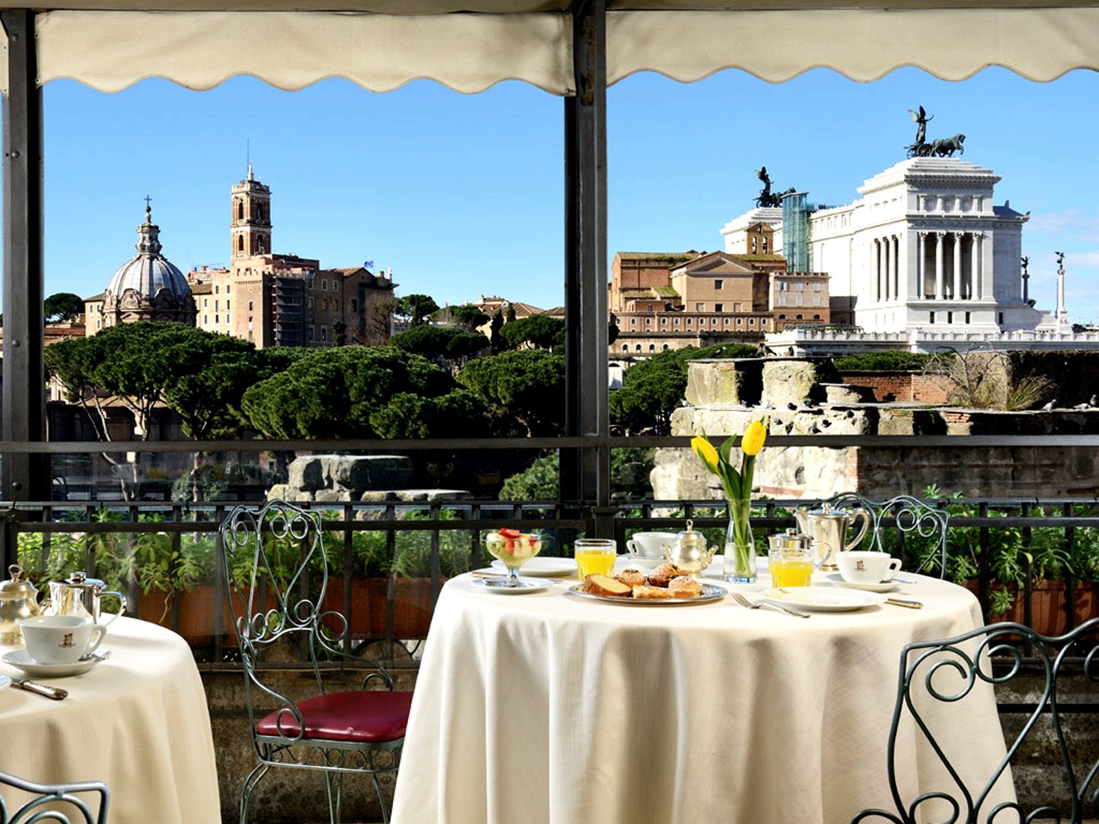 Rooftop Garden Restaurant, Rome