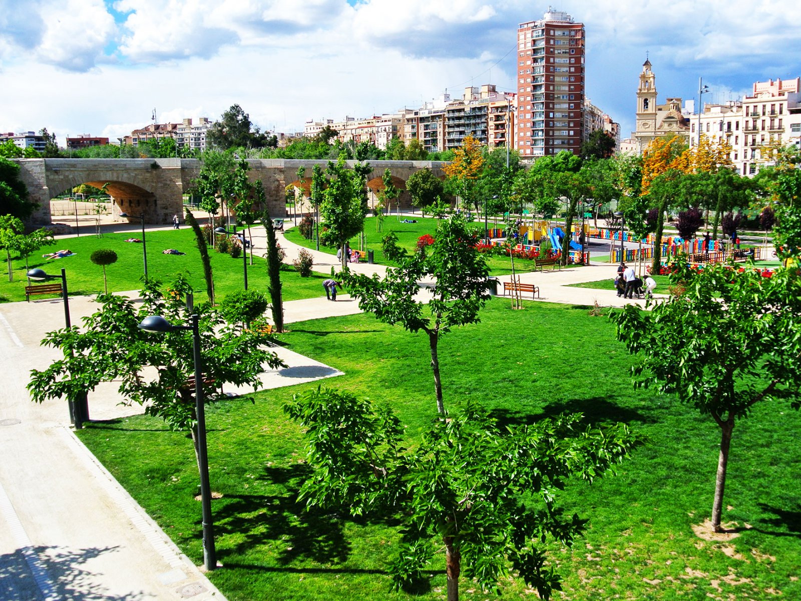 The Turia Gardens, Valencia