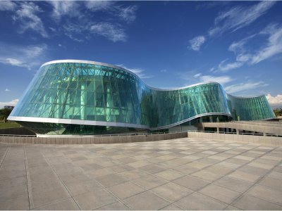 Glass building of the Ministry of Internal Affairs