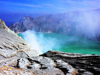 Ijen Volcano on Java island